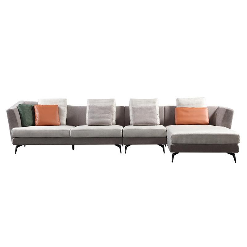 Project Living Room Furniture Morden Design Sectional Fabric Sofa