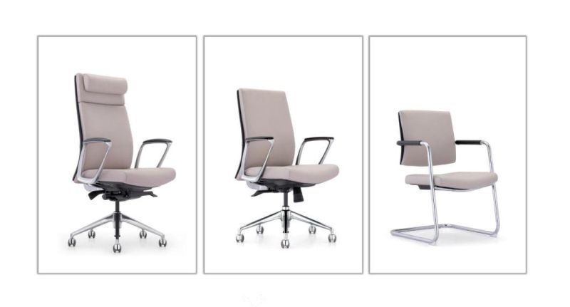 Zode Office Staff Swivel Leather Chairs Modern Ergonomic Executive Office Chairs