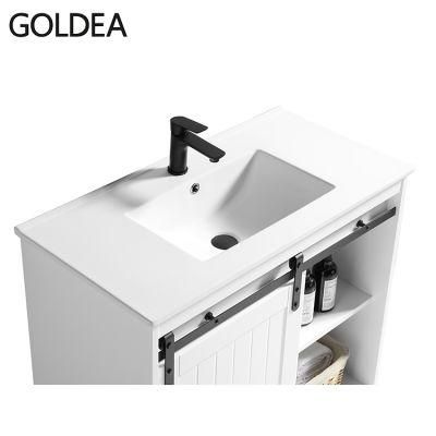 Hot Ceramics Modern Goldea Hangzhou Vanity Vanities Home Decoration Bathroom Mirror Cabinet