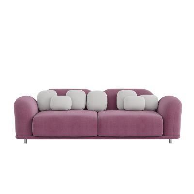 Nordic Italian Designer Home Hotel Apartment Furniture Modern Velvet Lounge Couches Sofa