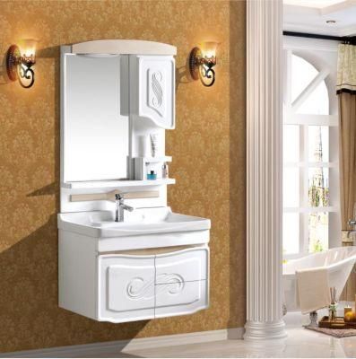 High Gloss White PVC Bathroom Cabinet 600mm