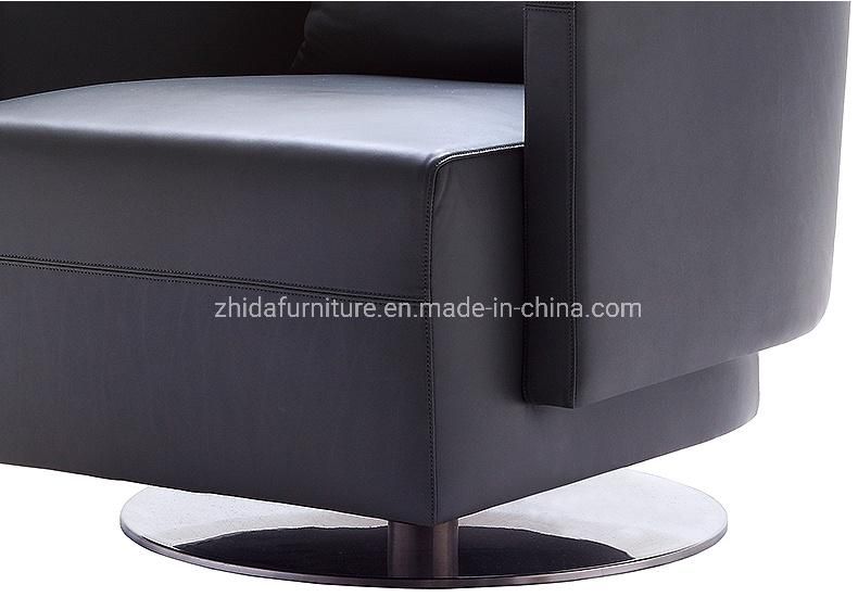 Black Leather Arm Chair Sewing Chair