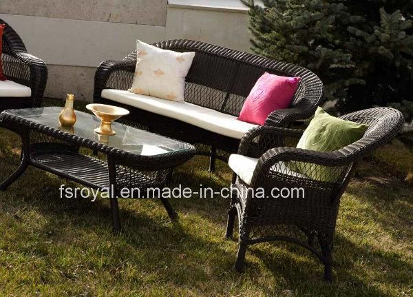 Chinese Modern Outdoor Sofa Set Patio Garden Home Hotel Living Room Lounge Sets Round Wicker Rattan Chair Table Leisure Aluminum Furniture