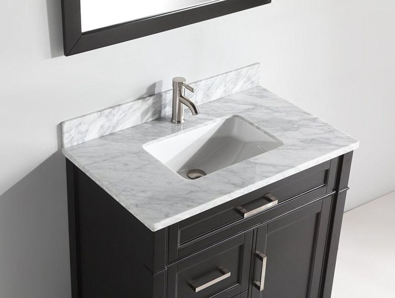 36 Inch Soft Closing Espresso Modern Bathroom Vanity