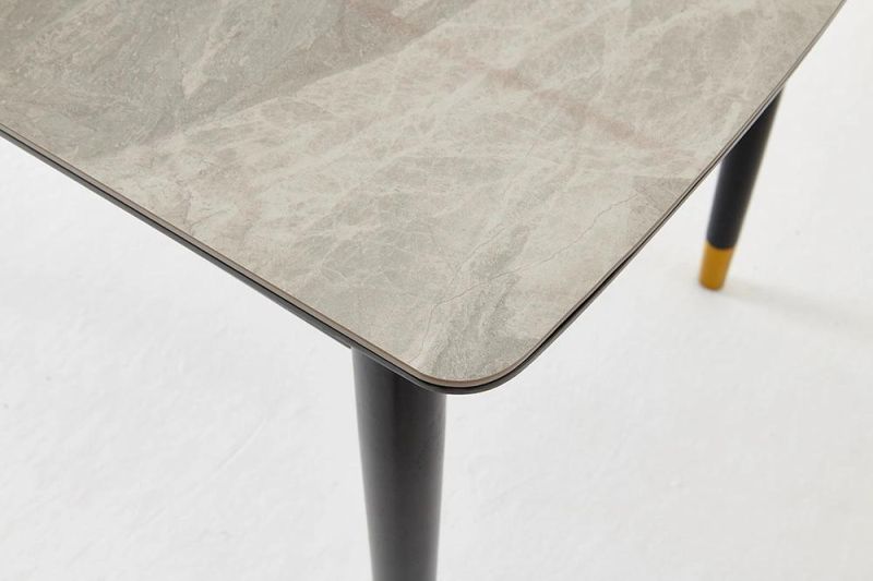 Multi-Functional Pandora Marble Dining Table Solid Wood with Eletromagetic Oven