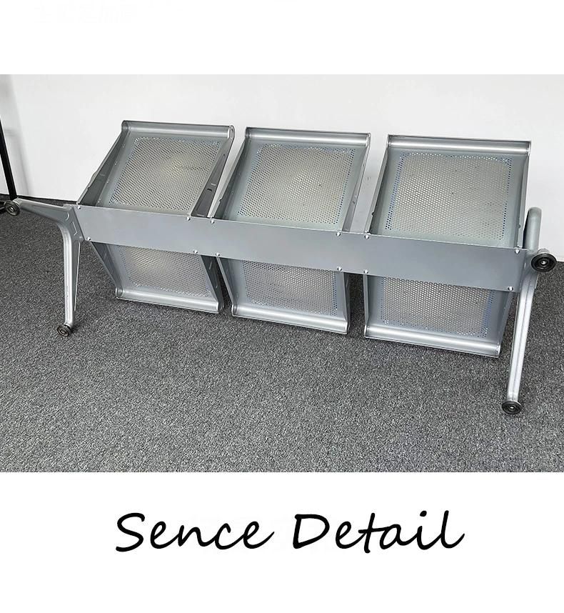 Modern Public Seating Furniture Iron Waiting Bench Hospital Chair