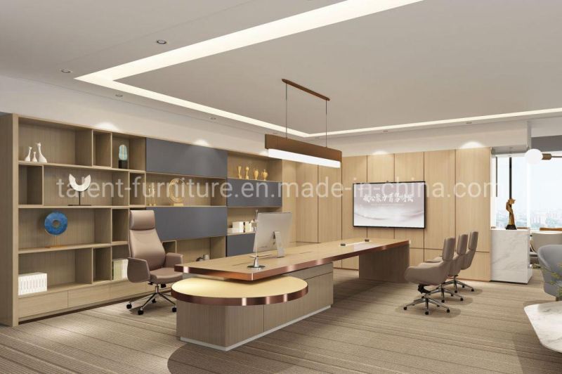 Modern Design Luxury Office Table Executive Desk Wooden Furniture