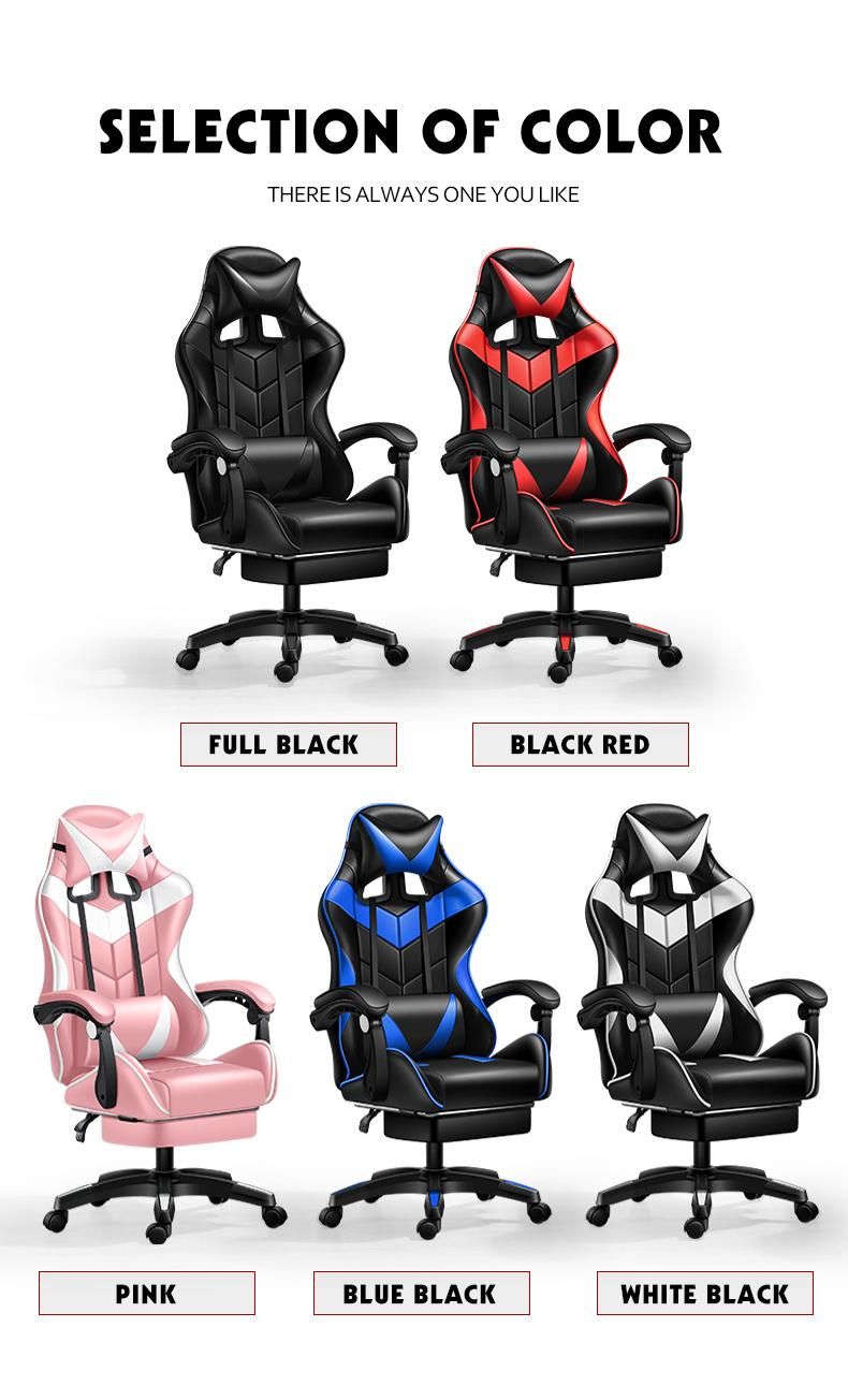 Hot Selling Budget Recliner Homall Gtracing XL Ingrem Tt Tc Game Computer Chair with Removable Head and Lumbar Pillow