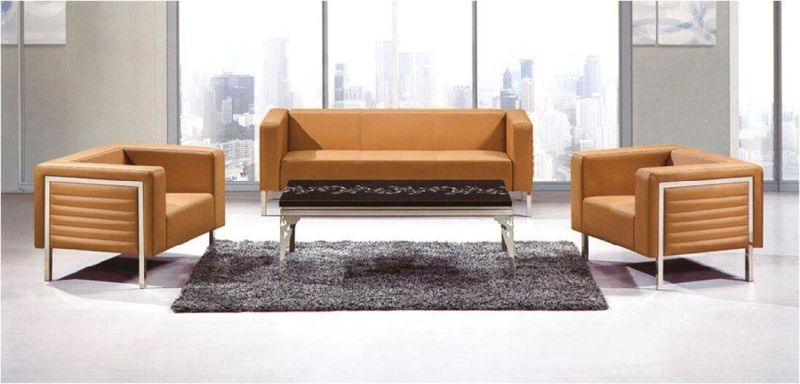 Modern Italian Style Real Leather Sofa Set Office Sofa Sets