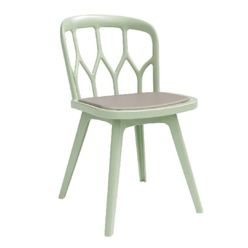 Wholesale Outdoor Furniture Modern Style Garden Furniture Jordan Plastic Chair Eco-Friendly PP Armless Dining Chair