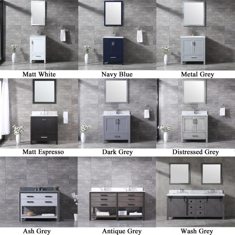 Modern Style Soft Closing Freestanding Bath Furniture Vanity