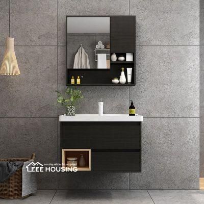 Modern Design Wall Mounted Bathroom Vanity Cabinet with Large Mirror Storage Cabinets Made in China