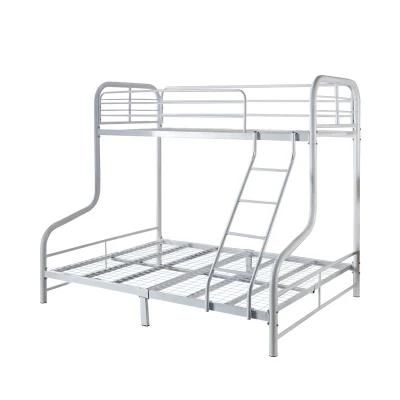 Steel Metal Bunk Concise Double Decker Iron 2 Floor Home Furniture High Grade Layer Queen Frame Bed