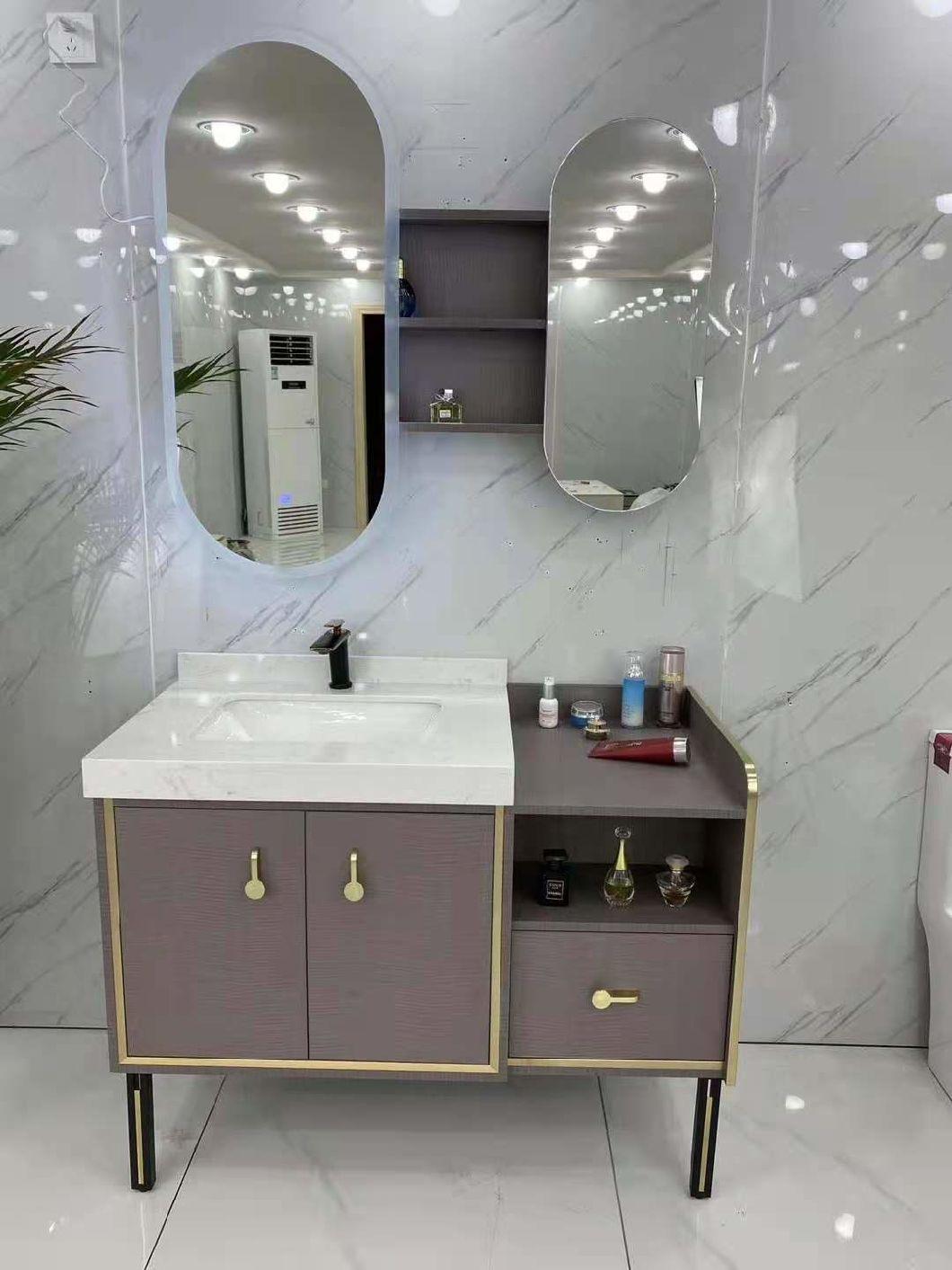 New Italian Double Mirror Solid Plywood Floor Modern Hotel Furniture