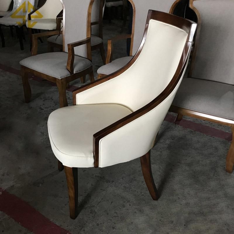 French Style Home Furniture Wood Restaurant Dining Chair for Sale