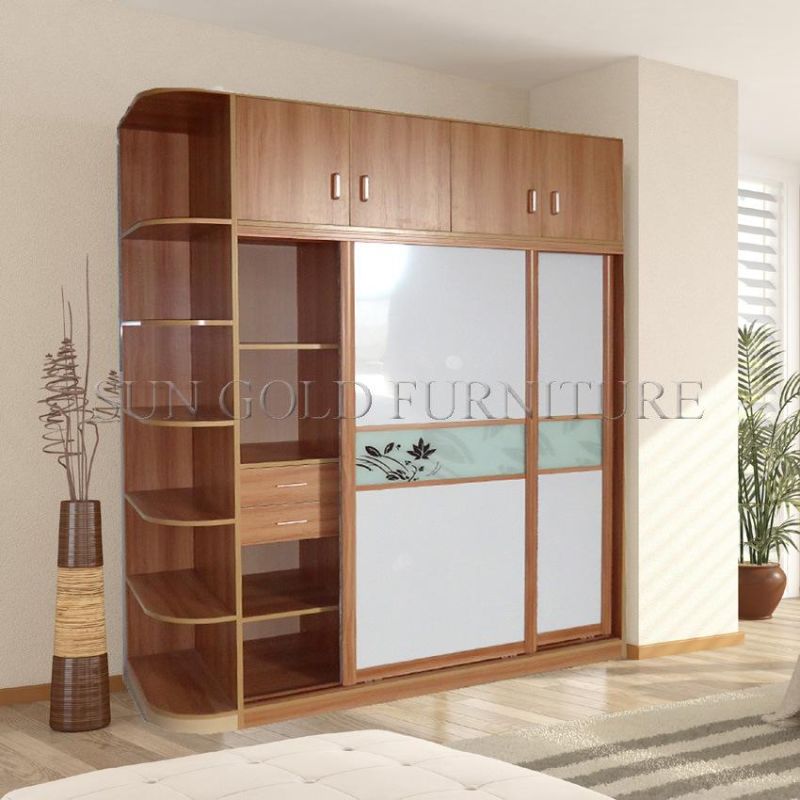 China Supply Fashion Modern Home Sliding Door Wardrobe (SZ-SW010)