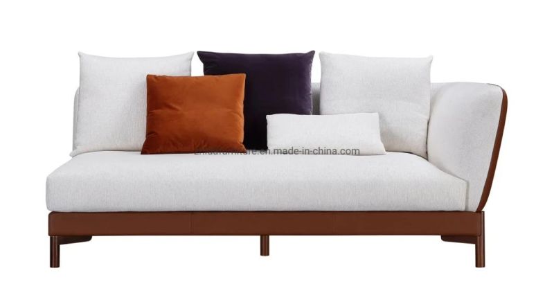 Chinese Foshan Furniture L Shape Corner Sofa for Home Use