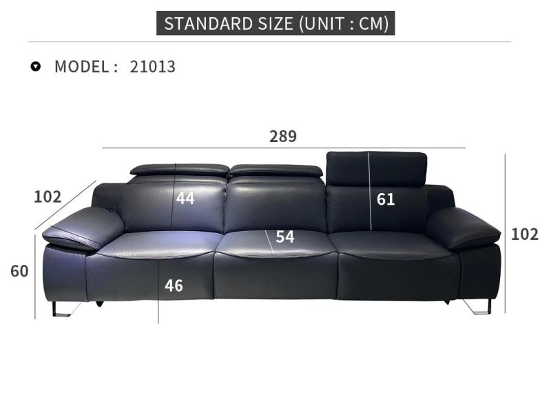 Manufacturer Wholesale European Style Living Room Furniture Modern Natural Leather Sofa Set