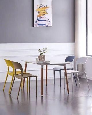 Colored PP Modern Cheap Wholesale Monoblock Seat Stackable Plastic Chair