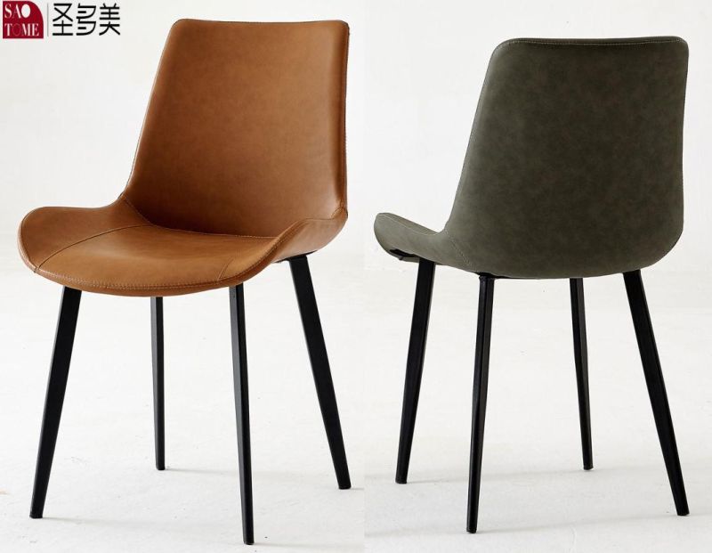 Hot Selling Metal Modern PU Furniture Dining Chair