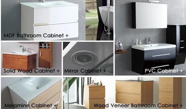 Hot Wood Bathroom Furniture with Good Quality (SW-WD1012L)