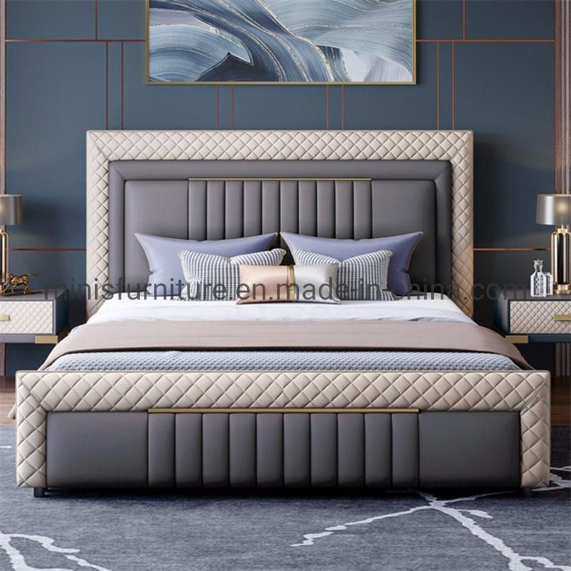 (MN-MB74) Modern Home Bedroom Furniture Master Beautiful King Bed