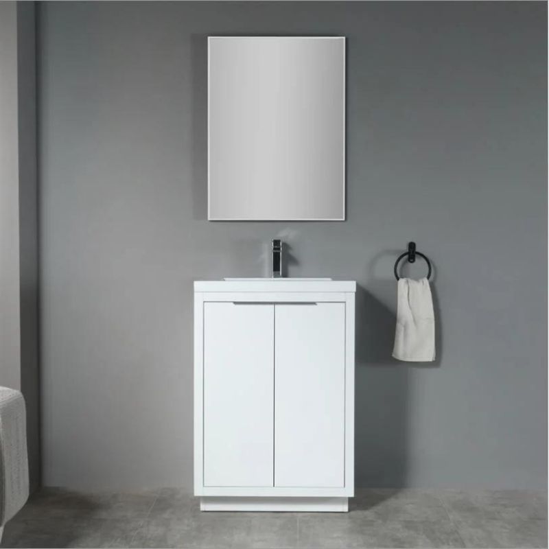 Luxury Modern Bathroom Cabinet with Ceramics Basin