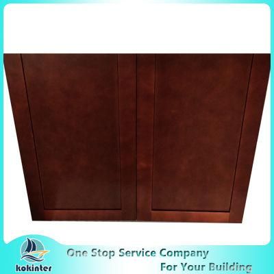 American Style Kitchen Cabinet Cherry Shaker W3640