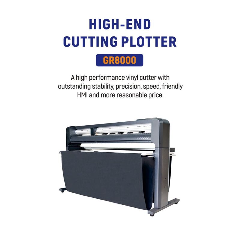Vinyl Cutter Plotter Sign Sticker Cutting Machine with Contour Cut Function
