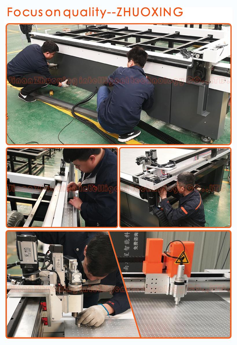 High Speed Cell Cardboard Cutting Machine with Scoring and Posistioning Camera