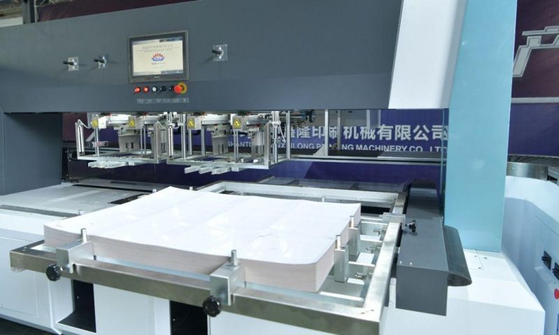 Automatic High Speed Double Heads Blanking Stripping Machine with Paper Collecting