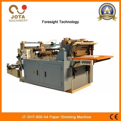 Jt-Sht-600 A4 Paper Sheeting Machine