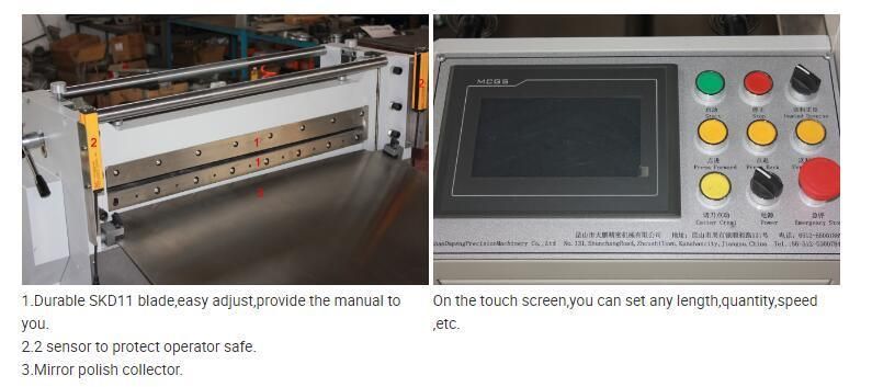Diaphanous Adhesive Sticker Label Cutting Machine (DP-360)
