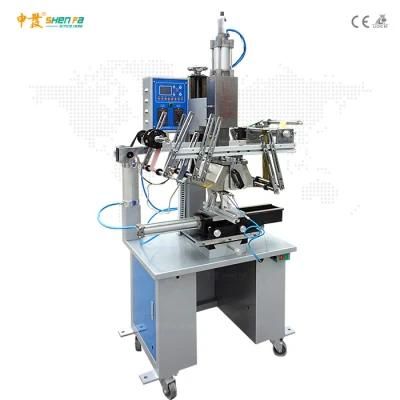 Semi Auto Hot Foil Stamping Machine Sf-2b with Flat Round Oval Bottle