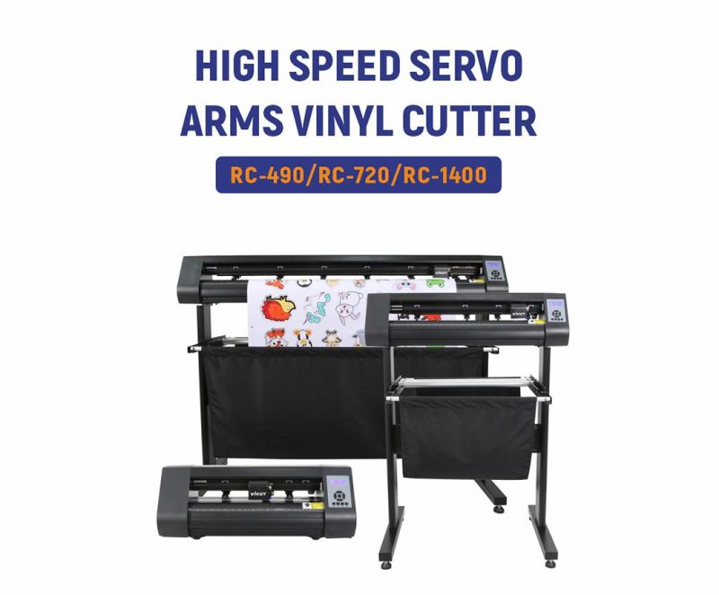 1400mm Servo Motor Automatic Vinyl Cutting Plotter for Label Cutting RC-1400
