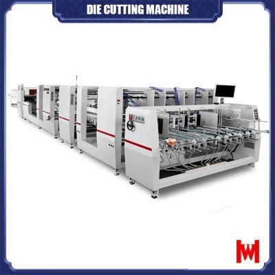 Automatic Printer Slotter Die Cutter Back Fold with Strapper Inline Machine