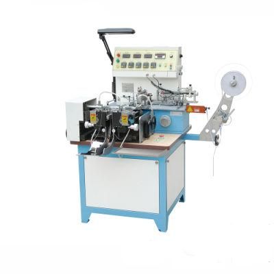Label Cutting and Folding Machine for Woven Label and Printed Label (JZ2817) Garment Wash Care Label Cutting Machine Price