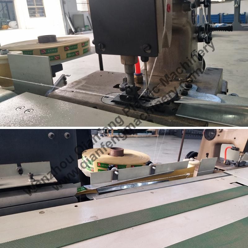 Automatic Paper-Plastic Woven Bag Sewing and Hot-Melt Adhesive Tape Sealing Machine