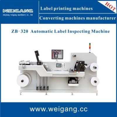 Automatic Label Logo Inspecting Machine with Slitting for Printing Quality Inspection