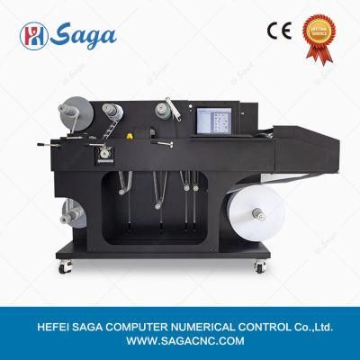 Saga All-in-One Label Finisher Rotary Sticker Cutter and Slitter