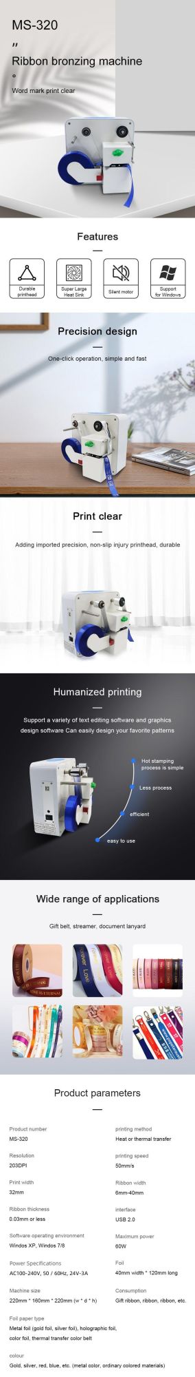 Digital Polyester Fabric Ribbon Foil Printer for Wedding Ribbon Printing