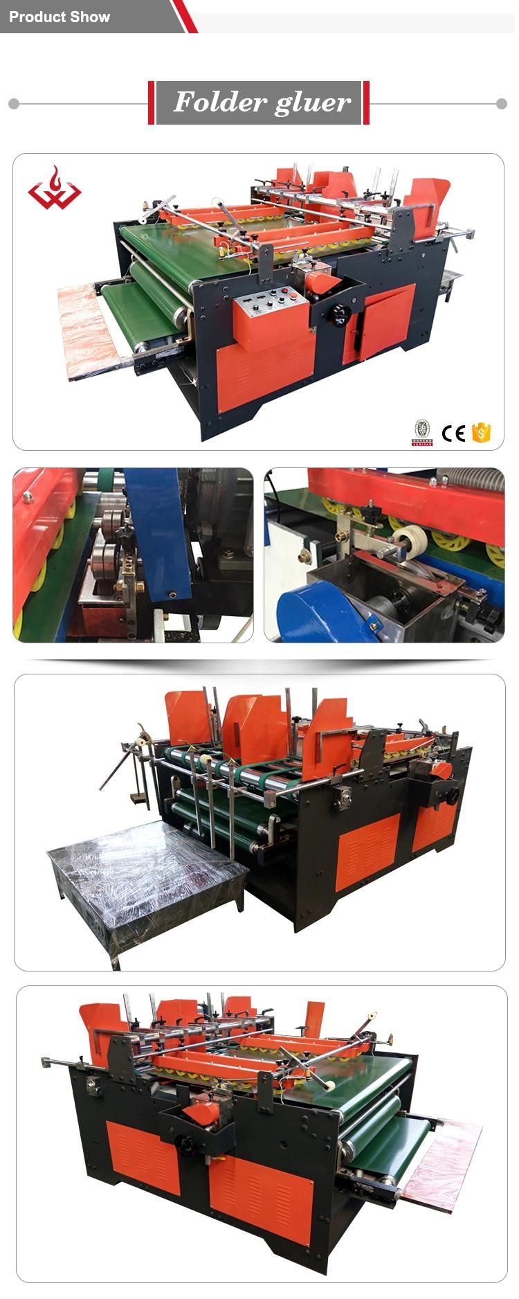 Factory Direct Sell Press Type Folder Gluer Machine for Corrugated Box