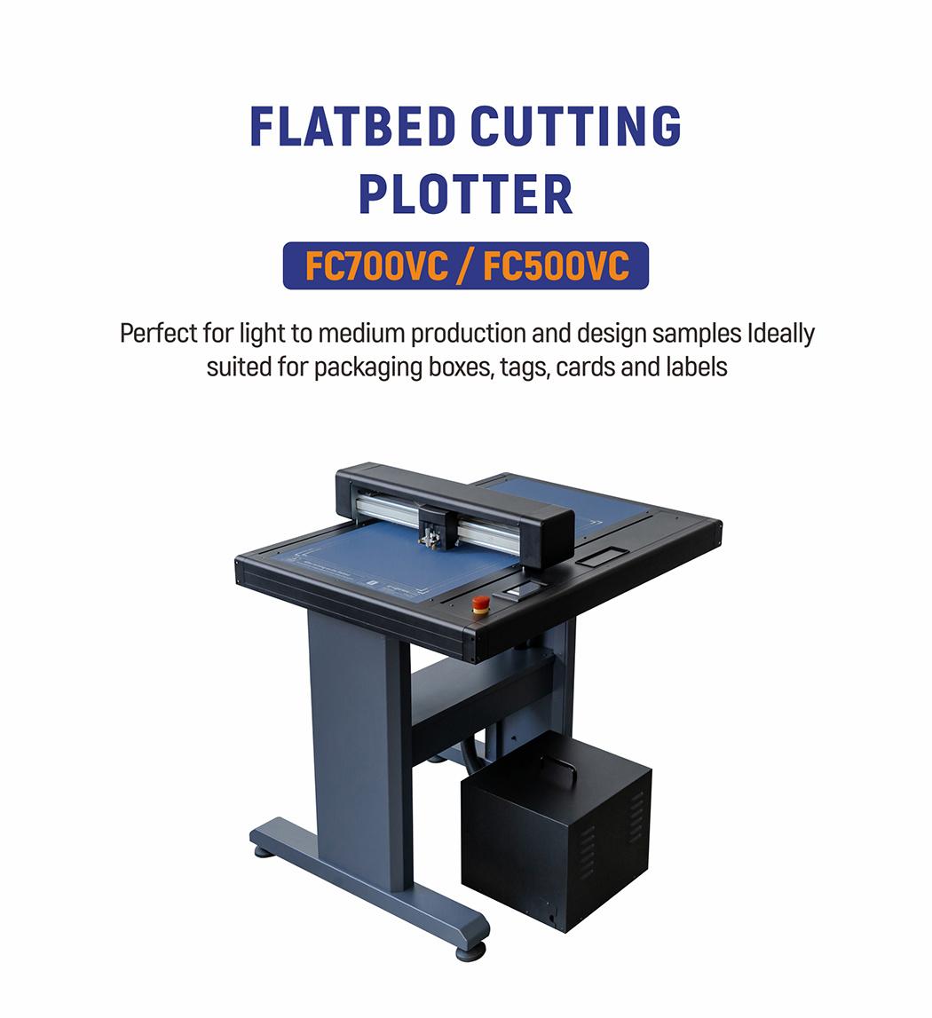 FC500vc Digital Cardboard Vinyl Sticker Flatbed Cutting Plotter Cutting Machine