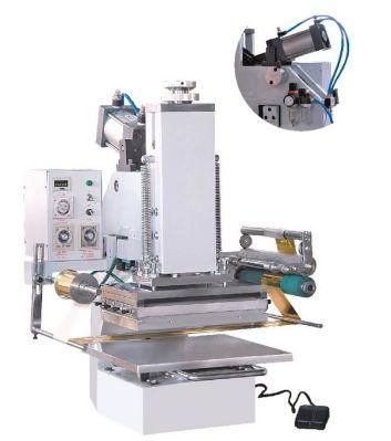 A4 Size Pneumatic Hot Stamping Foil Machine for Soft Leather Notebook