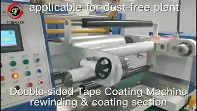 Double-Sided Tape Coating Machine Luminating &amp; Coating Automatic Dust-Free Applicable