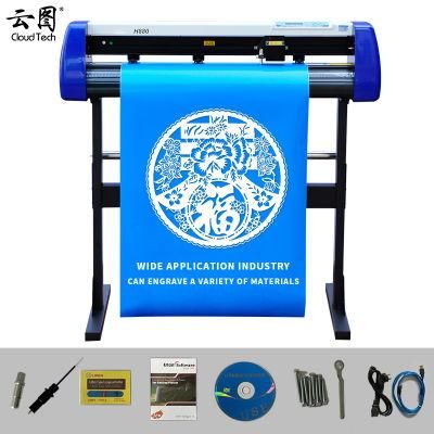 72cm Width Graphic Cutter Machine H720 Vinyl Small Scale Sticker Banner Cutting Armband Printing Plotter