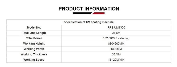 UV Coating Machine 51 Inch Width