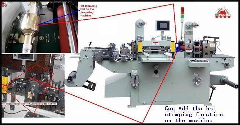 Flatbed Label Die Cutting Machine with Hot Stamping Function