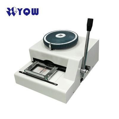 PVC Card Embosser Stamping Machine Credit ID VIP Embossing Machine