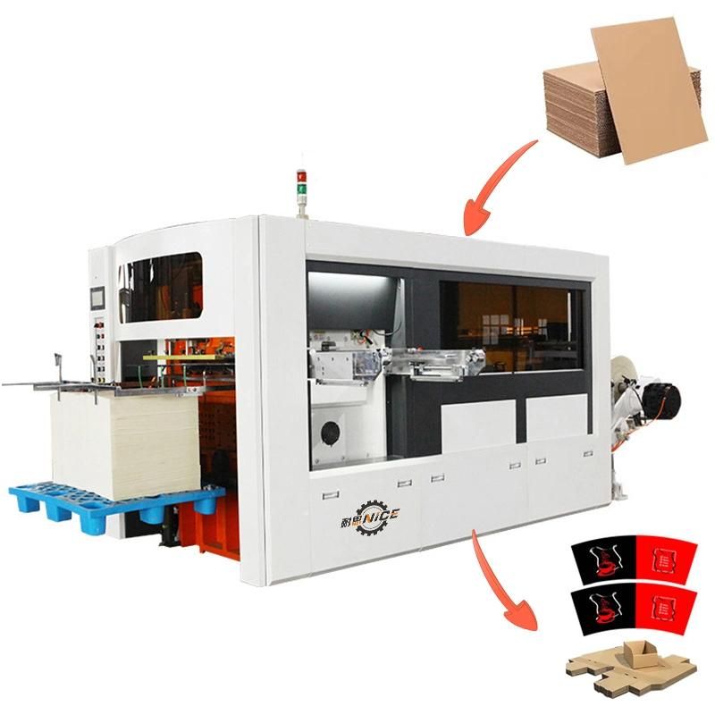 Full Automatic Roll Paper Creasing and Die Cutting Machine for Cutting Paper Cups, Cartons Speed 100-120punching /Per Min